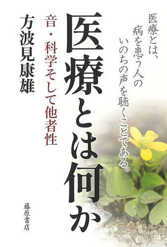 医療とは何か 音・科学そして他者性／方波見康雄