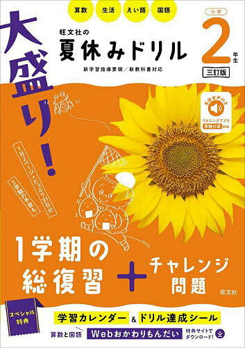 【送料無料】大盛り 夏休みドリル 小学2年生