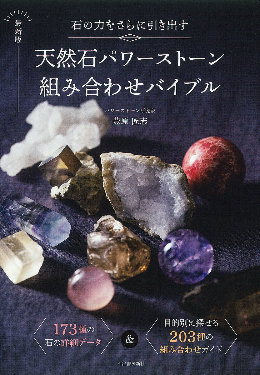 天然石パワーストーン組み合わせバイブル 石の力をさらに引き出す 173種の石の詳細データ&目的別に探せる203種の組み合わせガイド/豊原匠志【1000円以上送料無料】