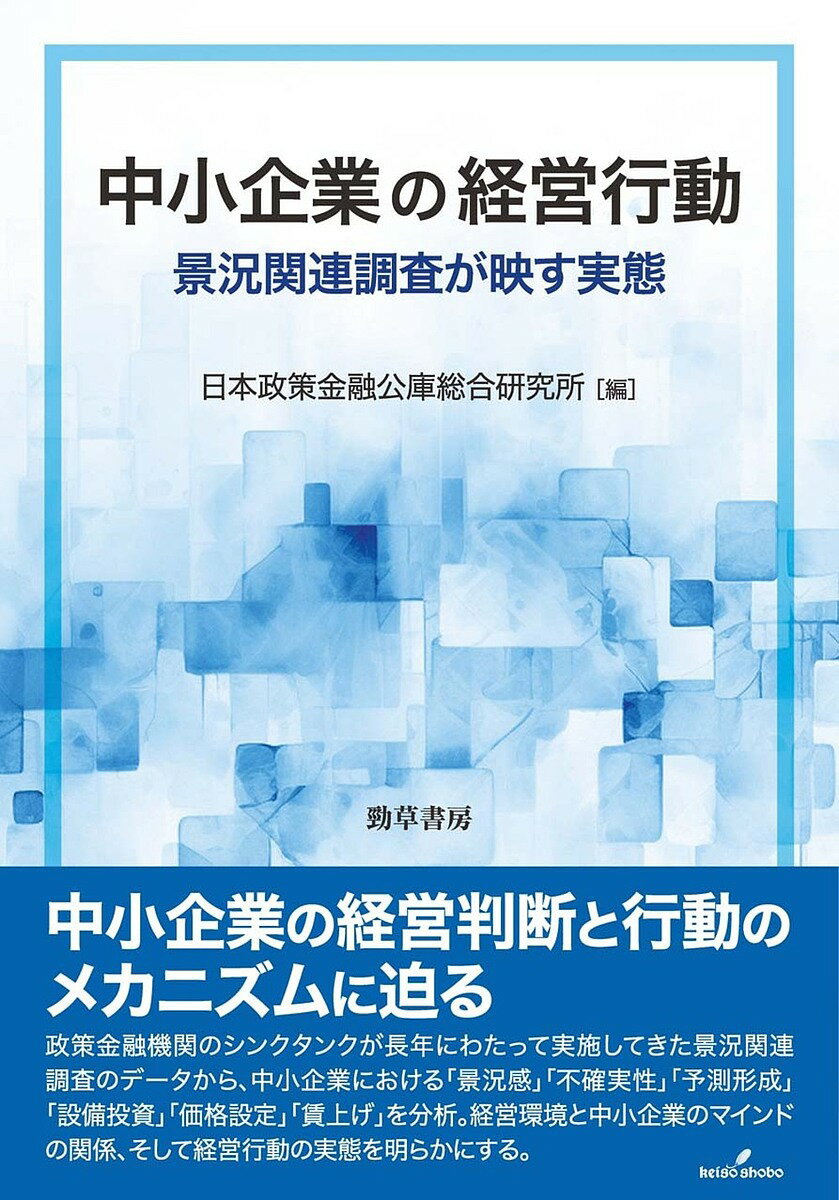 【送料無料】中小企業の経営行動 景況関連調査が映す実態/日本政策金融公庫総合研究所