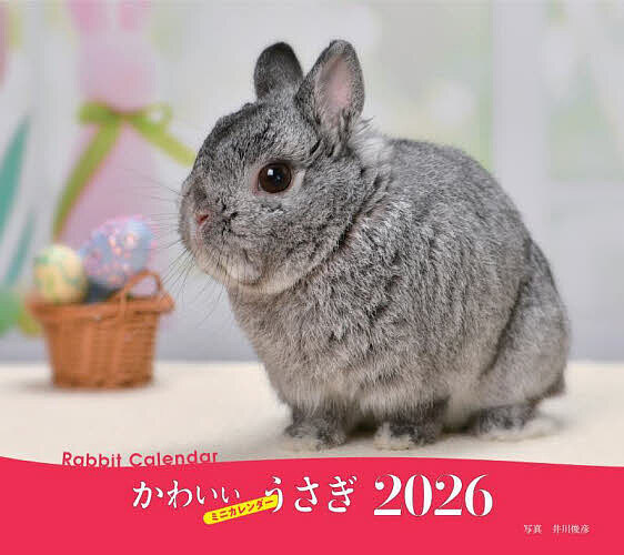 【送料無料】2026ミニカレンダーかわいいうさぎ
