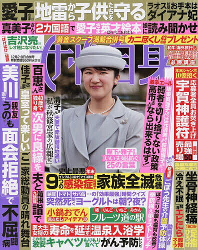 【送料無料】週刊女性自身 2025年12月9日号【雑誌】のサムネイル