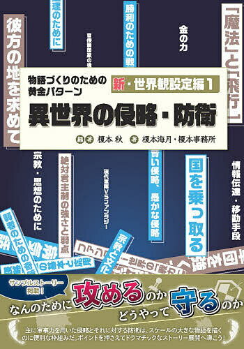 ※商品画像はイメージや仮デザインが含まれている場合があります。帯の有無など実際と異なる場合があります。出版社DBジャパン発売日2026年03月ISBN9784861407048キーワードものがたりづくりのためのおうごんぱたーんしんせかい モノガタリヅクリノタメノオウゴンパターンシンセカイ えのもとあき えのもとくらげ エノモトアキ エノモトクラゲ BF64063E9784861407048内容紹介異世界を舞台にした物語では、「侵略」と「防衛」という構図が、物語を大きく動かす重要な要素となる。本書では、設定の基本から、国家・文化などの対立構造、戦いの背景となる政治や資源、技術までを整理。読者を引き込む世界観を構築するための発想とパターンを具体例とともにわかりやすく解説！※本データはこの商品が発売された時点の情報です。