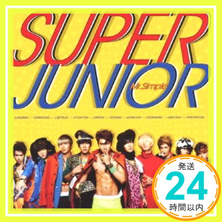 【中古】Mr.Simple(DVD付) [CD] SUPER JUNIOR「1000円ポッキリ」「送料無料」「買い回り」