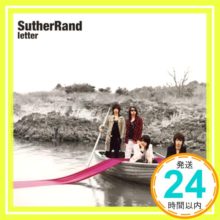 【中古】letter [CD] サザーランド、 阿部祐也; 佐橋佳幸「1000円ポッキリ」「送料無料」「買い回り」