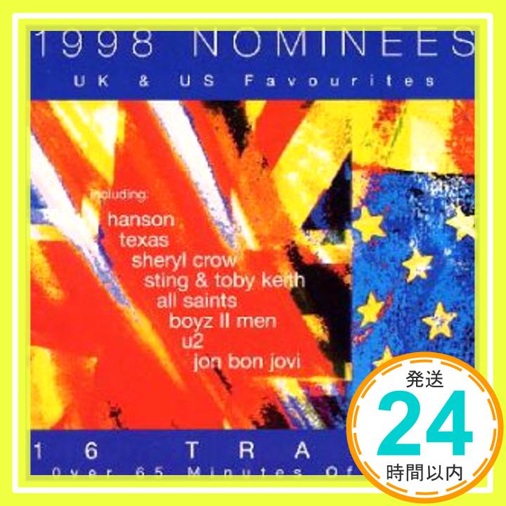 【中古】1998ノミニーズ~ベスト・ヒッツ・アルバム [CD] オムニバス、 スティング&トビー・キース、 ブラン・ニュー・ヘヴィーズ、 ヴァネッサ・ウィリアムス、 ロバート・クレイ・バンド、 シャーリー・「1000円ポッキリ」「送料無料」「買い回り」