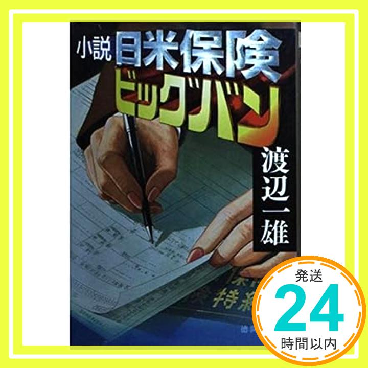 【中古】小説 日米保険ビッグバン (徳間文庫) 渡辺 一雄「1000円ポッキリ」「送料無料」「買い回り」