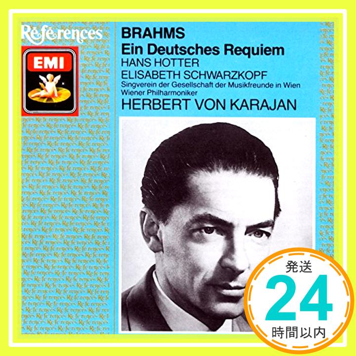 【中古】Brahms;a German Requiem [CD] Brahms、 Schwarzkopf、 Karajan; Vpo「1000円ポッキリ」「送料無料」「買い回り」