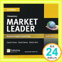 【中古】Market Leader Elementary (3E) Class CDs (2) Cotton, David Falvey, David Kent, Simon O 039 Driscoll, 「1000円ポッキリ」「送料無料」「買い回り」