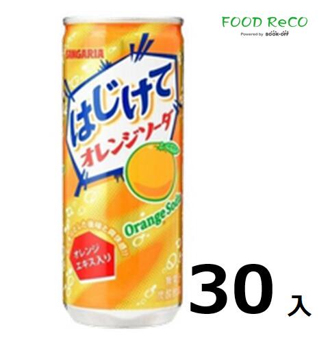 訳あり30本入はじけてオレンジソーダ250ml 賞味期限:2024/1/31炭酸ドリンク