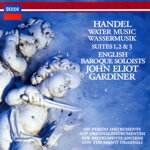 【中古】 ヘンデル：「水上の音楽」「王宮の花火の音楽」／ジョン・エリオット・ガーディナー