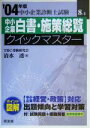 【中古】 中小企業白書・施策総覧クイックマスター(2004年版) 中小企業診断士試験対策 中小企業診断士試験クイックマスターシリーズ/清水透(著者)