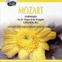 【中古】 【輸入盤】Symphonies 38 & 41/Mozart(アーティスト),Kubelik(アーティスト),Vpo(アーティスト)