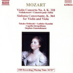 【中古】 モーツァルト：VN協奏曲第4番／西崎たか子