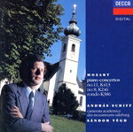 Mozart - 【中古】 【輸入盤】Mozart；Piano　Concertos　no．11　K413　no．8　K246　rondo　K386／Mozart（アーティスト）,Schiff（アーティスト）,Vegh（アーティスト）,CamerataAcade