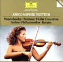 【中古】 【輸入盤】Violin Concerti／アンネ＝ゾフィー ムター,ヘルベルト フォン カラヤン,ベルリン フィルハーモニー管弦楽団,FelixMendelssohn（作曲）,JohannesBrahms（作曲）