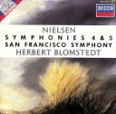 【中古】 【輸入盤】Nielsen；Symphonies Nos．4＆5／Nielsen（アーティスト）,Blomstedt（アーティスト）,SanFranciscoSymphony（アーティスト）