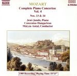  MOZART：Piano　Concertos　Nos．23　and　24／イェネ・ヤンドー,コンツェントゥス・フンガリクス,マーティアス・アンタル