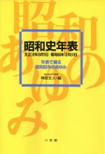 【中古】 昭和史年表 大正12年9月1日〜昭和60年12月31日 年表で綴る昭和60年のあゆみ／神田文人【編著】