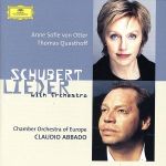 【中古】 シューベルト：管弦楽編曲版による歌曲集（SHM−CD）／A＝S．オッター／T．クヴァストホフ（MS／Bs−Br）,クラウディオ・アバド（cond）,ヨーロッパ室内管弦楽団