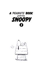 【中古】 A　PEANUTS　BOOK　featuring　SNOOPY(1)／チャールズ・M．シュルツ【著】，谷川俊太郎【訳】