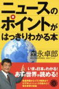 【中古】 ニュースのポイントがはっきりわかる本 コスモ文庫／森永拓郎(著者)