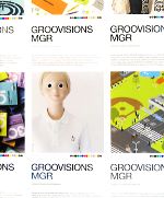 【中古】 GROOVISIONS　MGR／GROOVISIONS【著・アートディレクション・デザイン】