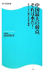 【中古】 中国最大の弱点 それは水だ！ 水ビジネスに賭ける日本の戦略 角川SSC新書／浜田和幸【著】