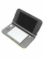 【中古】 【箱説なし】Newニンテンドー3DS LL ライム×ブラック／本体（携帯ゲーム機）