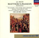 【中古】 バッハ:マタイ受難曲/ゲオルグ・ショルティ,シカゴ交響楽団