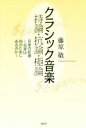 【中古】 クラシック音楽 持論 抗論 極論 音楽の起源～音楽は何のためにあるのか～／藤原敬(著者)