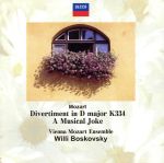 【中古】 モーツァルト：ディヴェルティメント第17番、音楽の冗談（初回生産限定盤：SHM−CD）／ウィリー・ボスコフスキー（cond）,ウィーン・モーツァルト合奏団のサムネイル