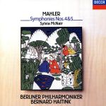 【中古】 マーラー：交響曲第4番＆第5番／ベルナルト・ハイティンク（指揮）,ベルリン・フィルハーモニー管弦楽団,シルヴィア・マクネアー（S） bookoffonline-13585629 ブックオフ 楽天市場店 パッケージ画像