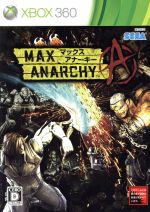 【中古】 MAX　ANARCHY／Xbox360