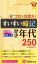 【中古】 すいすい暗記歴史年代250　改訂版 中学＆高校入試／中学教育研究会