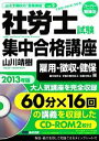 【中古】 社労士試験集中合格講座　雇用保険法・労働保険徴収法・健康保険法編(2013年版)／山川靖樹【著】