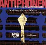 【中古】 【輸入盤】Zimmermann；Antiphonen　for　V／Zimmermann（アーティスト）,EnsembleModern（アーティスト）