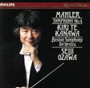 【中古】 マーラー:交響曲第4番 ト長調/小澤征爾,キリ・テ・カナワ