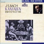 【中古】 J．S．バッハ：カンタータ集19／K．リヒター／ミュンヘン・バッハ管弦楽団
