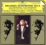 【中古】 ブラームス 交響曲 第2番/アルト・ラプソディ/クラウディオ・アバド/ベルリン・フィルハーモニー管弦楽団