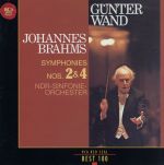 【中古】 ブラームス：交響曲第2＆4番／ギュンター・ヴァント,北ドイツ放送交響楽団 bookoffonline-13650208 ブックオフ 楽天市場店 パッケージ画像