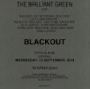 【中古】 BLACKOUT（初回限定盤）（DVD付）／the　brilliant　green