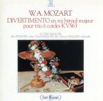 【中古】 モーツァルト：弦楽三重奏のためのディヴェルティメントK563　エラート・アニヴァーサリー50　18／パスキエ・トリオ,ジャン・パスキエ,ピエール・パスキエ,エティエンヌ・パスキエ