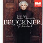 【中古】 ブルックナー：交響曲第4番／サイモン・ラトル／ベルリン・フィルハーモニー管弦楽団 bookoffonline-13657840 ブックオフ 楽天市場店 パッケージ画像