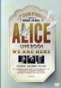 【中古】 ALICE　LIVE　2001　WE　ARE　HERE　at　大阪城ホール／アリス 【中古】afb