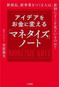 楽天ブックオフ 楽天市場店【中古】 アイデアをお金に変える「マネタイズ」ノート 新商品、新事業をつくる人は、最初にどこを見ているのか？／市原義文（著者）