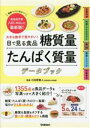 【中古】 大きな数字で見やすい!目で見る食品糖質量たんぱく質量データブック 食品成分表八訂に対応した最新版!/小田原雅人(監修)