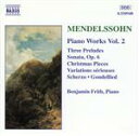 【中古】 【輸入盤】Piano Works 2/ベンジャミン・フリス,FelixMendelssohn(作曲)