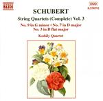 š ͢סStringQuartets3Kod?yQtʥƥȡ,FranzSchubertʺʡ