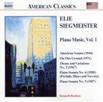 【中古】 【輸入盤】Piano　Music　1／ElieSiegmeister（作曲）,KennethBoulton（Piano）